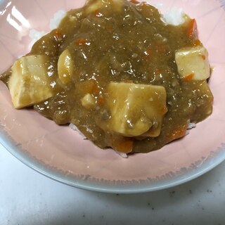 子供が食べやすい♡麻婆豆腐丼(^ ^)